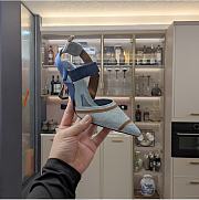 Fendi Heels denim blue women’s 03 - 6