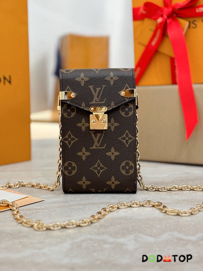 Louis Vuitton bag brown M14098 LV x TM - Pochette téléphone Métis size 10.4 x 17.5 x 4 cm - 1