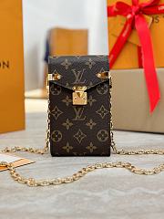 Louis Vuitton bag brown M14098 LV x TM - Pochette téléphone Métis size 10.4 x 17.5 x 4 cm - 1