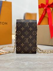 Louis Vuitton bag brown M14098 LV x TM - Pochette téléphone Métis size 10.4 x 17.5 x 4 cm - 2