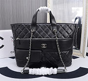 Chanel shopping bag black size 37×36×8cm - 1