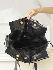 Chanel 25c shopping bag black size 36x34x12cm - 4