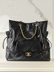 Chanel 25c shopping bag black size 36x34x12cm - 2