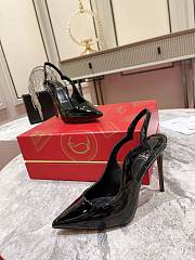 Christian Louboutin Hot Chick Sling 120 mm Pumps Black - 6