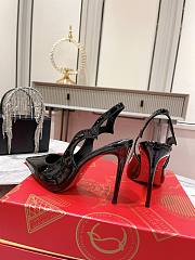 Christian Louboutin Hot Chick Sling 120 mm Pumps Black - 4