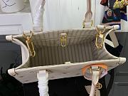 Louis Vuitton LV OnTheGo Eden bag size 25x19x11.5cm  - 5