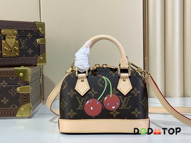 Louis Vuitton LV x TM Nano Alma bag size 18x12x8cm - 1
