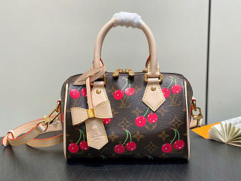 Louis Vuitton LV x TM Speedy Bandoulière 20 Cherry bag 20.5x13.5x12cm
