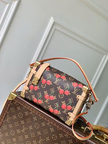 Louis Vuitton LV x TM Side Trunk MM Cherry bag 23.5x16x8.5cm 