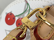 Louis Vuitton x Takashi Murakami Cherry Alma BB White Monogram size 23.5x17.5x11.5cm - 2