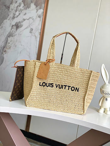 Louis Vuitton  M14458 EARLY ACCESS Summer Shopper Tote MM bag size 44 x32 x 17cm