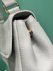 Prada small leather shoulder bag blue 26x14x9.5cm - 2