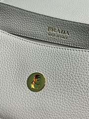 Prada small leather shoulder bag blue 26x14x9.5cm - 4
