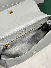 Prada small leather shoulder bag blue 26x14x9.5cm - 5