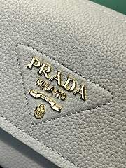 Prada small leather shoulder bag blue 26x14x9.5cm - 6