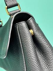 Prada small leather shoulder bag black 26x14x9.5cm  - 2