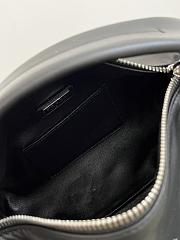 Prada Suede calfskin shoulder bag black size 24x11x11cm - 6