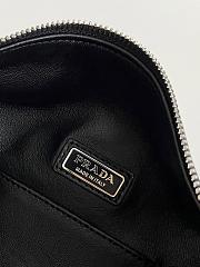 Prada Suede calfskin shoulder bag black size 24x11x11cm - 3