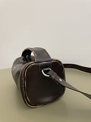 Prada Suede calfskin shoulder bag Dark brown  - 6