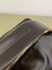 Prada Suede calfskin shoulder bag Dark brown  - 5