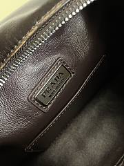 Prada Suede calfskin shoulder bag Dark brown  - 4