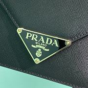 Prada Black Saffiano leather shoulder bag size  21.5x14x4cm - 5