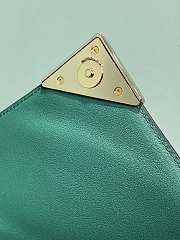 Prada Black Saffiano leather shoulder green bag size 21.5x14x4cm  - 6