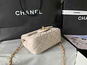 Chanel cross body beige bag mini size 18x13x7cm - 6