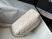 Chanel cross body beige bag mini size 18x13x7cm - 5
