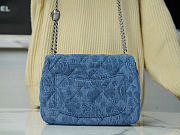 Chanel denim bag 23p size 12×19×8cm - 2