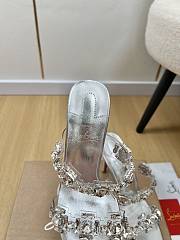 Christian Louboutin Just Jewel 85 embellished PVC mules - 6