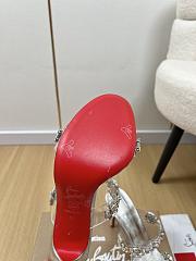 Christian Louboutin Just Jewel 85 embellished PVC mules - 4