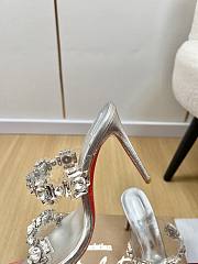 Christian Louboutin Just Jewel 85 embellished PVC mules - 5