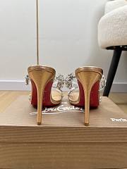 Christian Louboutin Just Jewel 85 embellished PVC mules 01 - 6