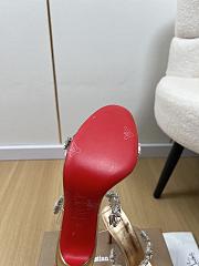 Christian Louboutin Just Jewel 85 embellished PVC mules 01 - 4