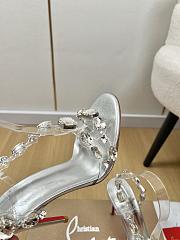 Christian Louboutin Just Jewel 85 embellished PVC mules 02 - 3