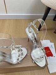 Christian Louboutin Just Jewel 85 embellished PVC mules 02 - 4