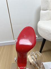 Christian Louboutin Just Jewel 85 embellished PVC mules 03 - 6