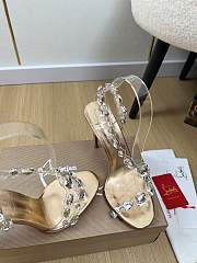 Christian Louboutin Just Jewel 85 embellished PVC mules 03 - 2