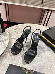 Christian Louboutin Rosalie Alta 150 mm Sandals Goatskin Black  - 1