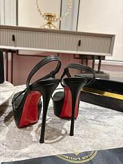Christian Louboutin Rosalie Alta 150 mm Sandals Goatskin Black  - 5