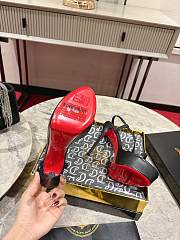 Christian Louboutin Rosalie Alta 150 mm Sandals Goatskin Black  - 2
