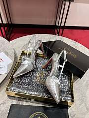 Christian Louboutin silver heels 01 - 2