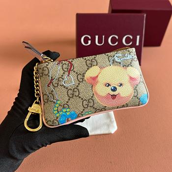 Gucci Zip key case with motif 12.5x7x1.5 cm