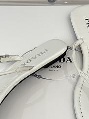 Prada Leather thong sandals white - 4