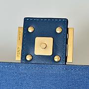 FENDI Baguette denim bag size 27×6×14cm - 4