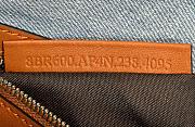 FENDI Baguette denim bag strap brown size 27×6×14cm - 5