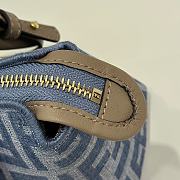 Fendi By The Way Boston denim bag size 20x9x12cm - 5