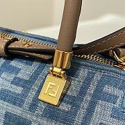Fendi By The Way Boston denim bag size 20x9x12cm - 2