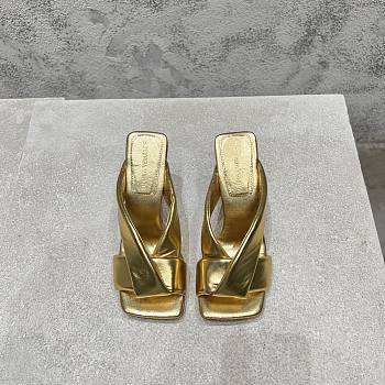 Bottega Veneta Riva Mule gold